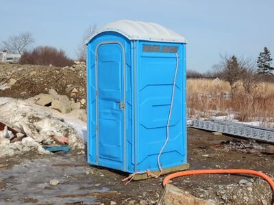Professional portable toilet for construction services in Dallas